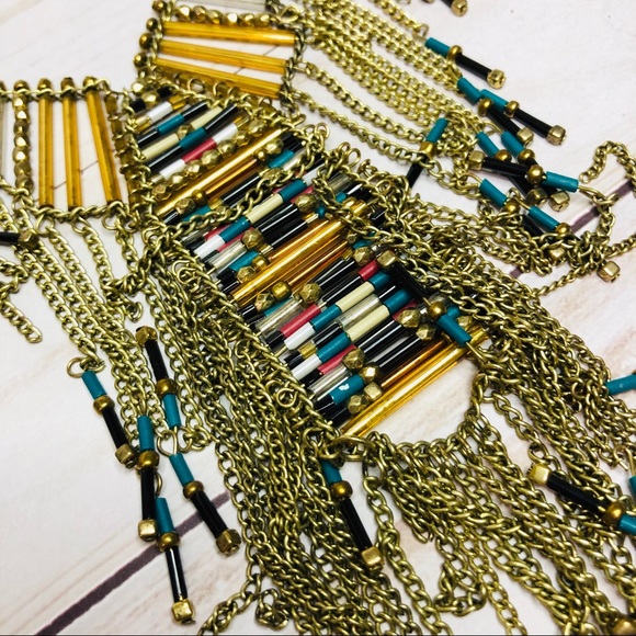 NEW‼️”TRIBAL” STATEMENT NECKLACE - Picture 3 of 7